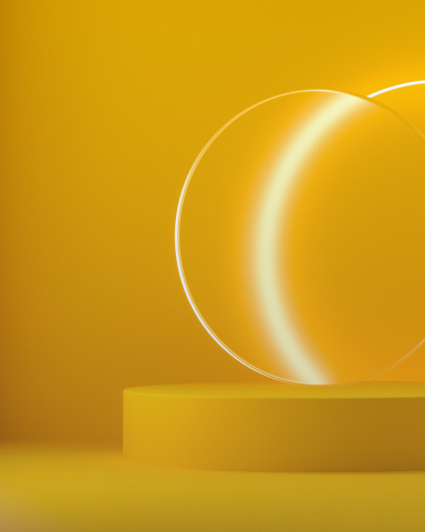 Background image with yellow geometrical shapes